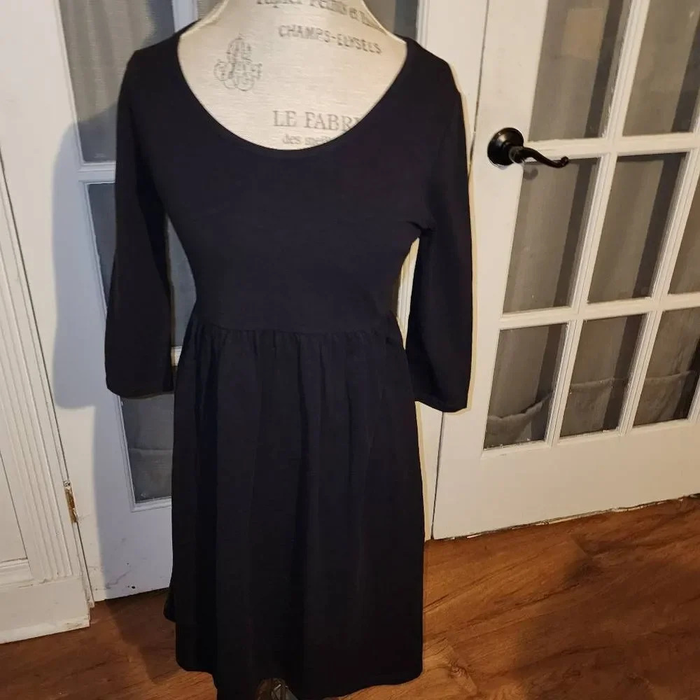 NWT Matilda Jane Womens Black Knit Long Sleeve Dress Small New‎